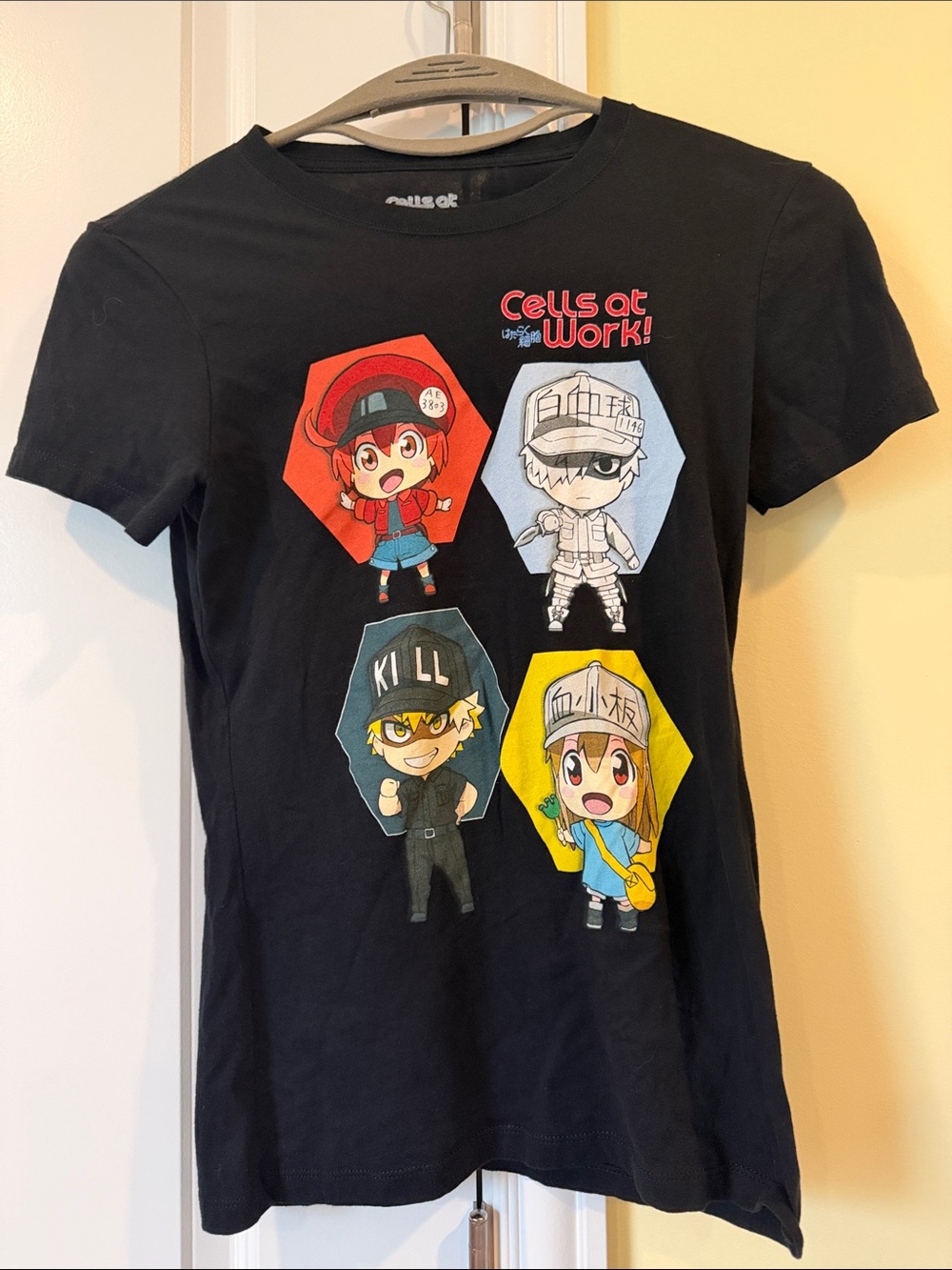 Cells at Work! Graphic Tee - Anime Character Print